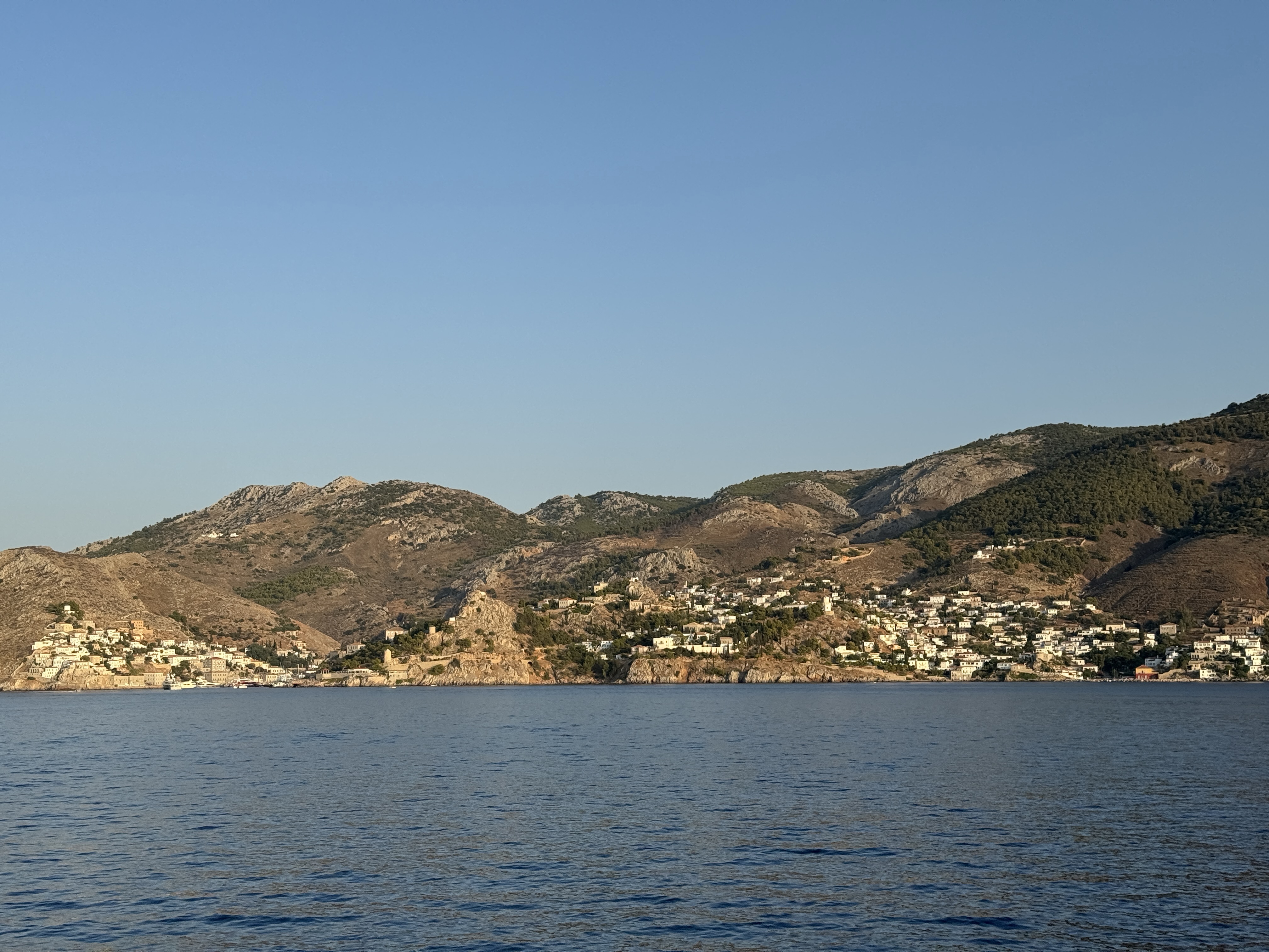 Hydra Island viewed from the sea